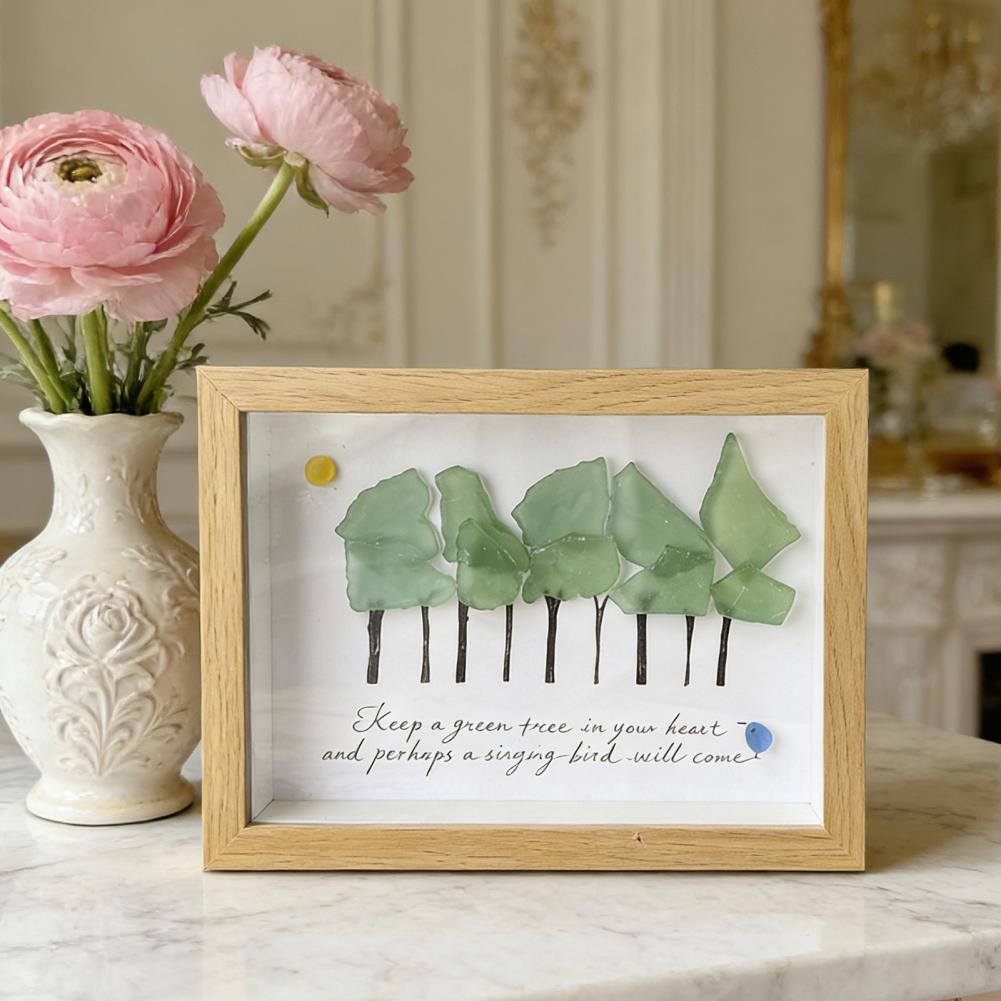 Bamboo Photo Frame - Ramka na zdjęcia na biurko, ręcznie