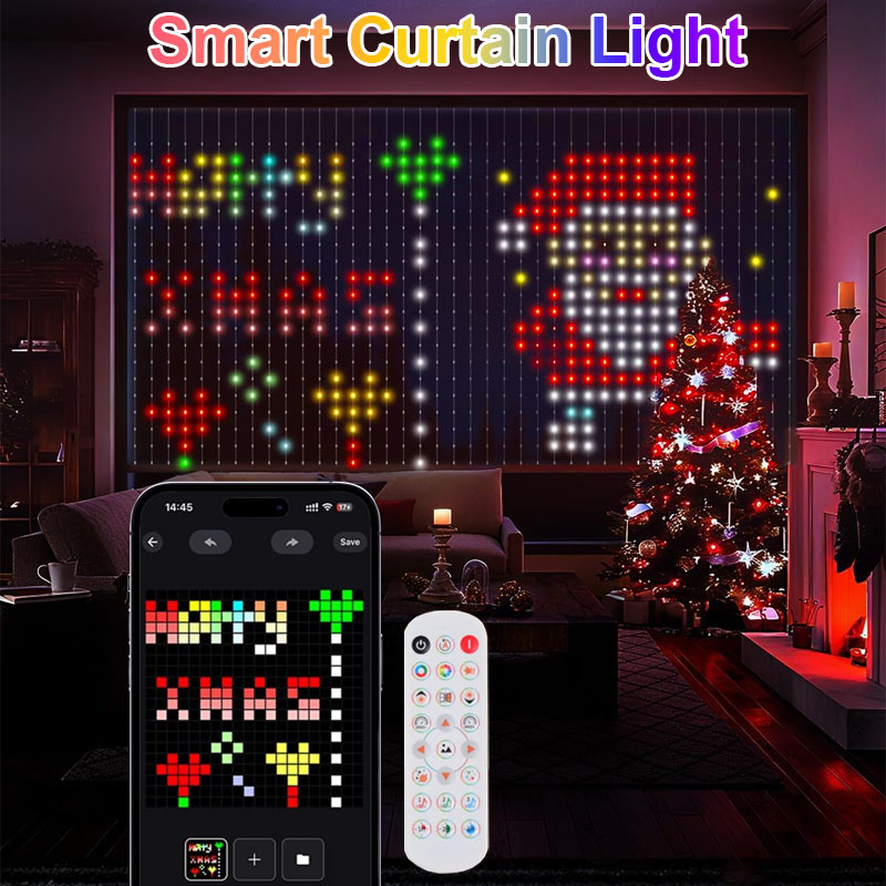 Home Decor Free App - Światła świąteczne Bluetooth Smart 2025 z