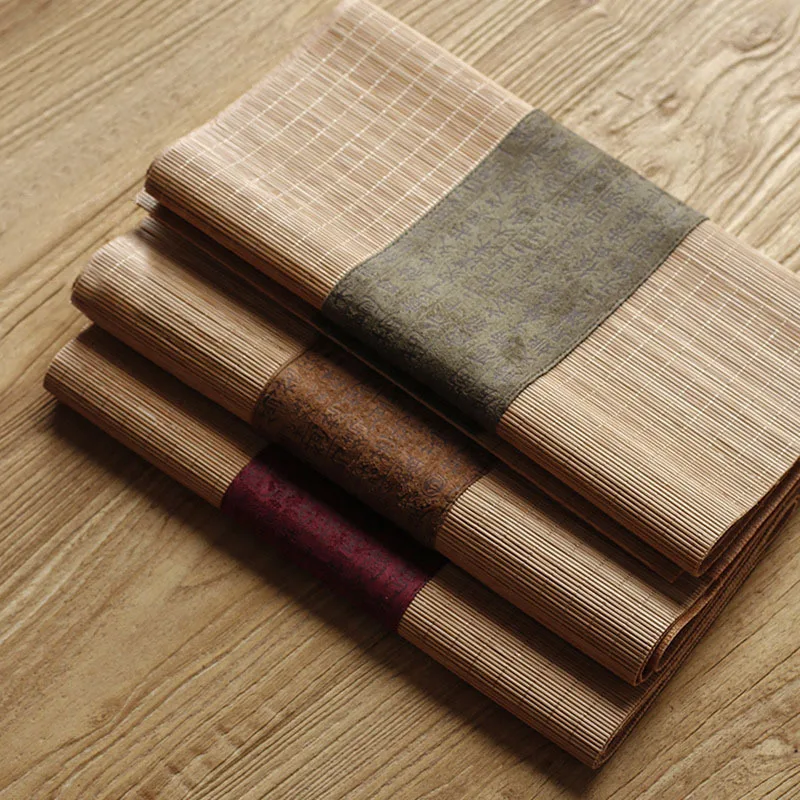 Linen Table Runner - Mata do herbaty z bambusa, obrus