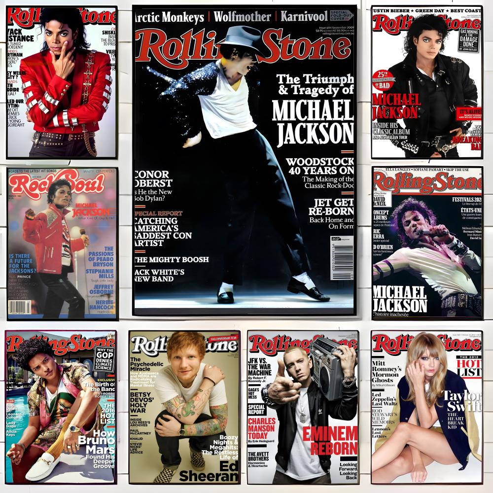 Home Decor Magazine - Magazyn muzyczny Rolling Stone Plakat Grafika