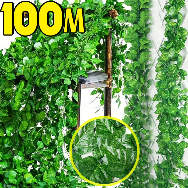 Rattan Plant Basket - 100/2M sztuczny zielony bluszcz girlanda z