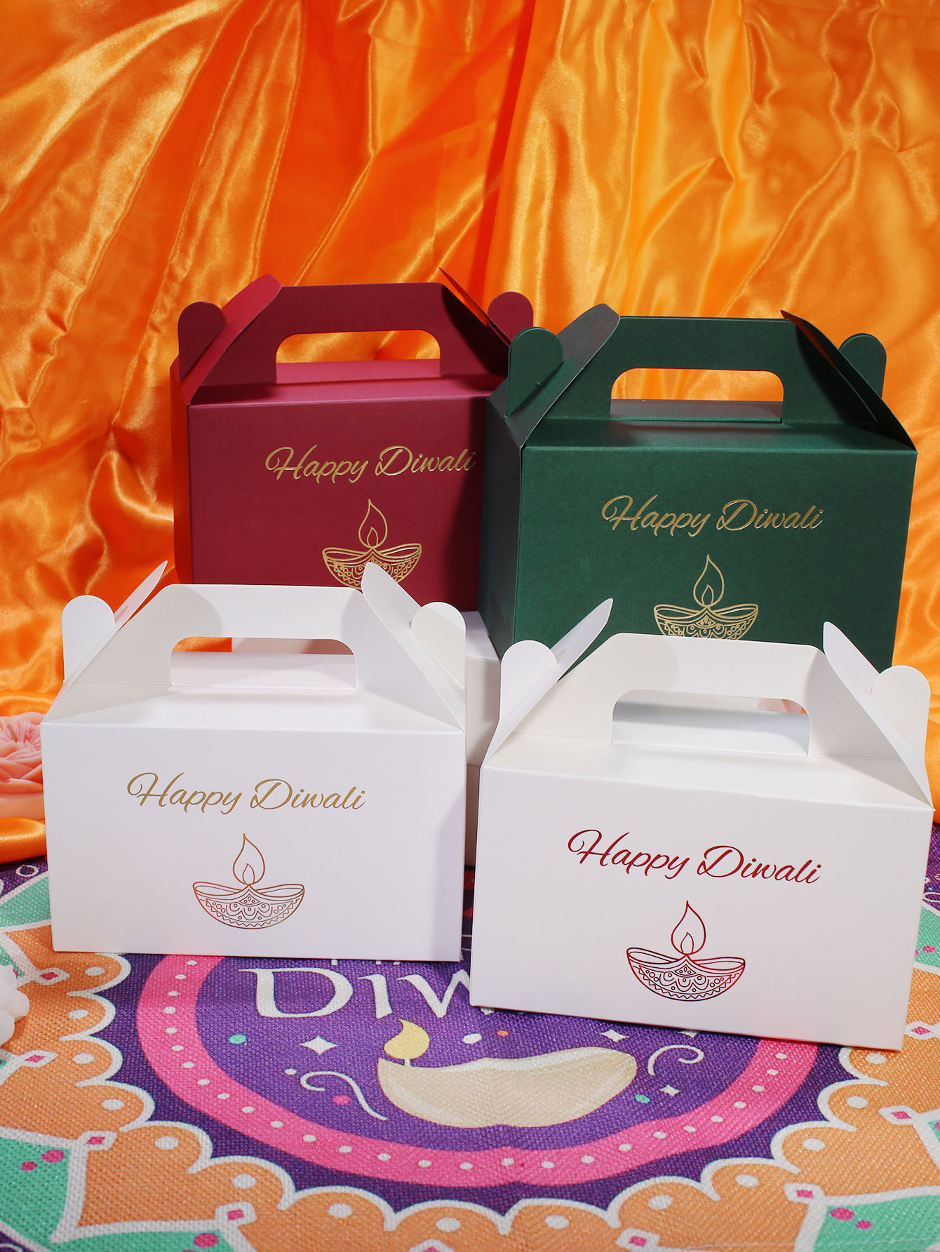 Home Decor Indonesia - Pudełko prezentowe na Dniu Diwali, ozdobne