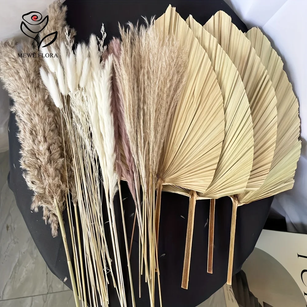 Pampas Grass Decor - 35Pcs Naturalna trawa pampasowa Boho Home
