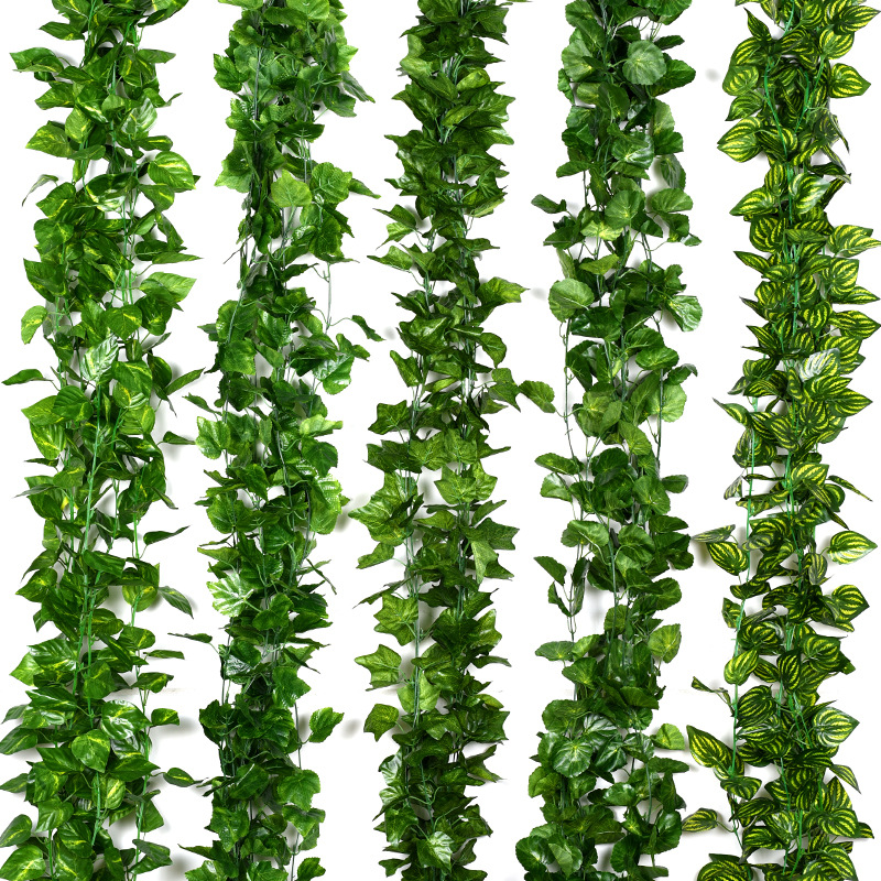 Rattan Plant Basket - 230cm żywe sztuczne rośliny Creeper winogron