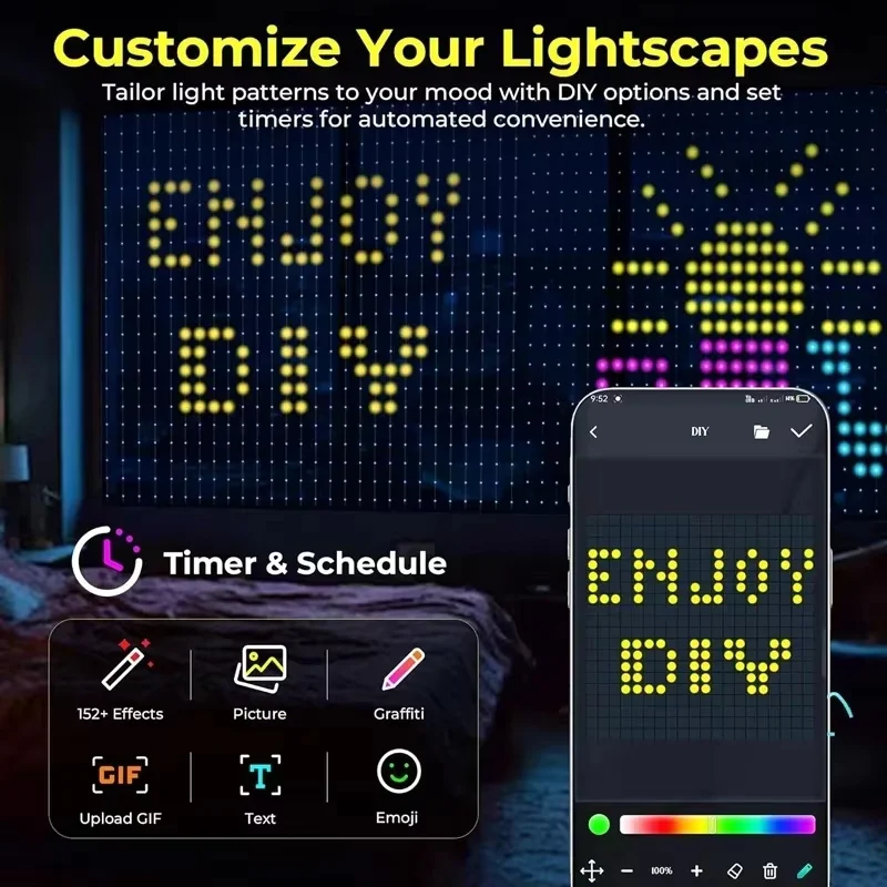 Inteligentne lampki LED w form – Home Decor Free App recenzja i cena