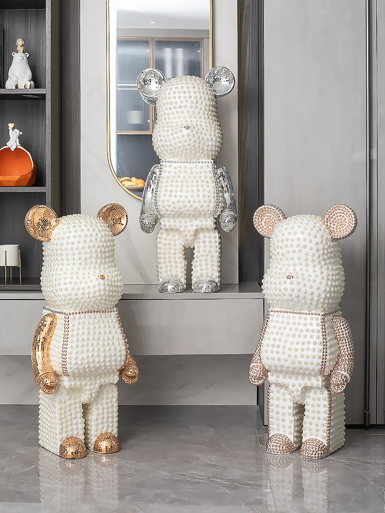 Cartoon Bear Ornament Home Dec – Home Decor Y2K recenzja i cena
