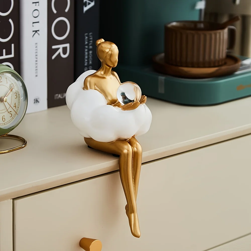 Chmura dziewczyna rzeźba abstr – Home Decor Y2K recenzja i cena