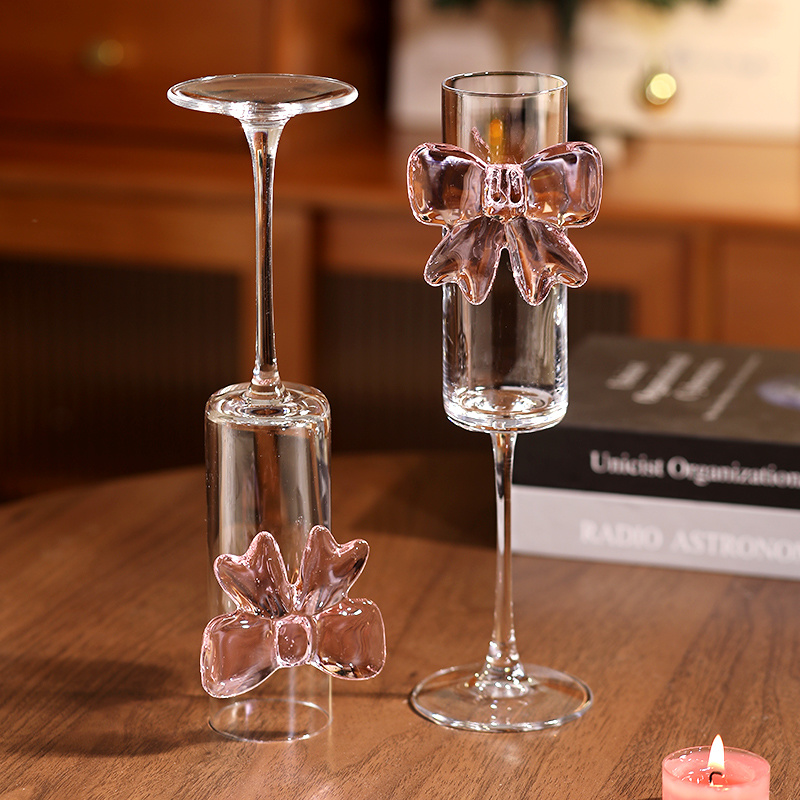 Kieliszki do szampana z kokard – Home Decor Y2K recenzja i cena