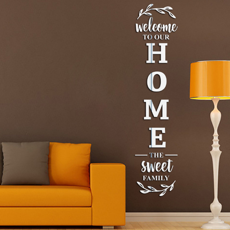 Angielskie litery 3D Lustro Na – Home Decor Y2K recenzja i cena