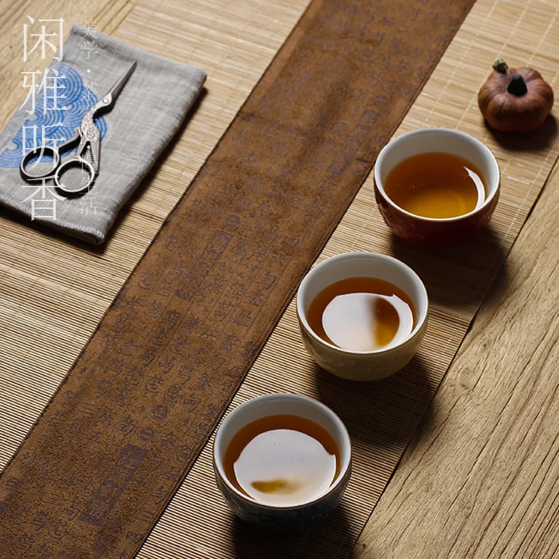 Mata do herbaty z bambusa, obr – Linen Table Runner recenzja i cena