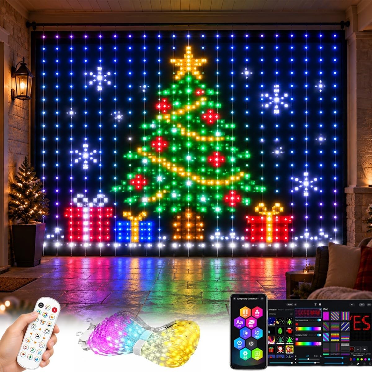 Świąteczne lampki z motywem RG – Home Decor Free App recenzja i cena