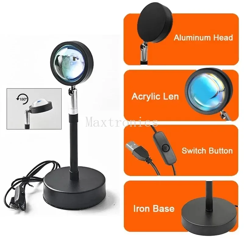 Lampa LED o zachodzie słońca T – Home Decor Free App recenzja i cena