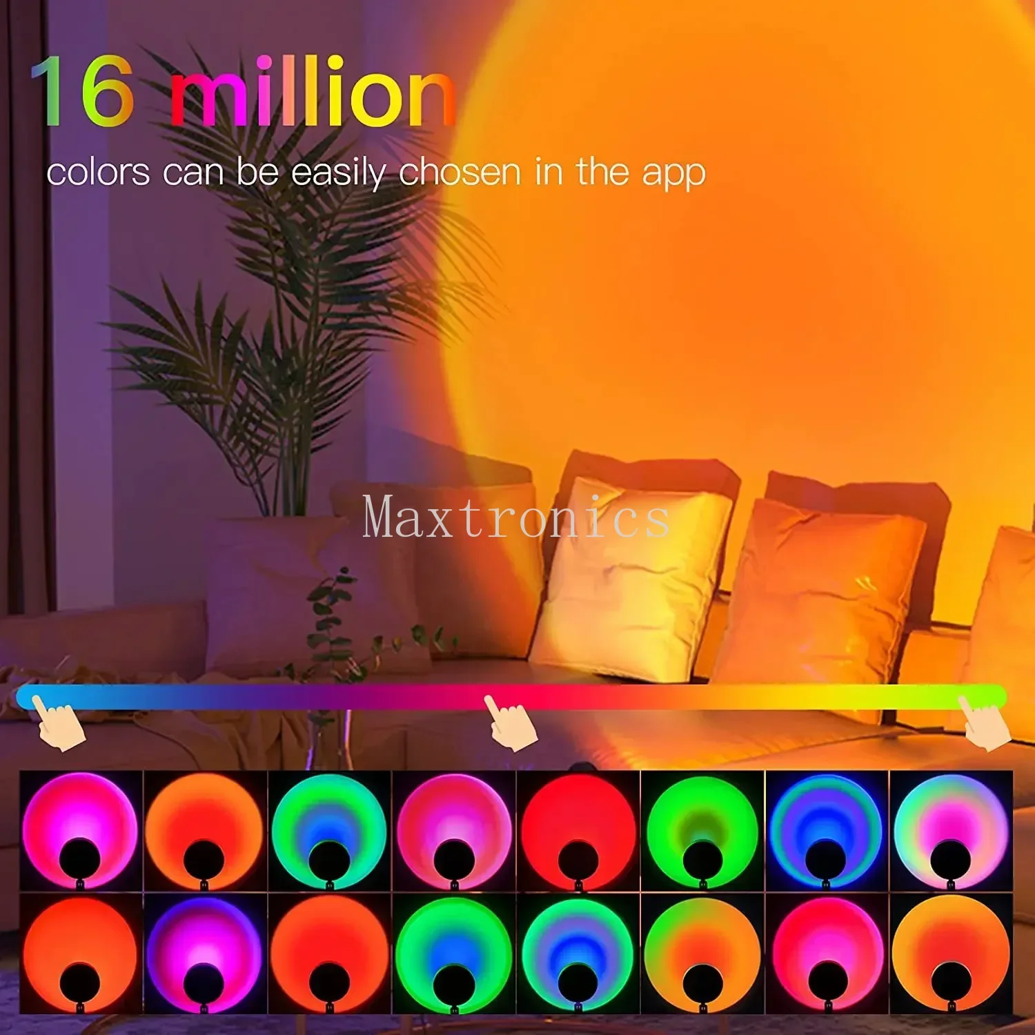Lampa LED o zachodzie słońca T – Home Decor Free App recenzja i cena