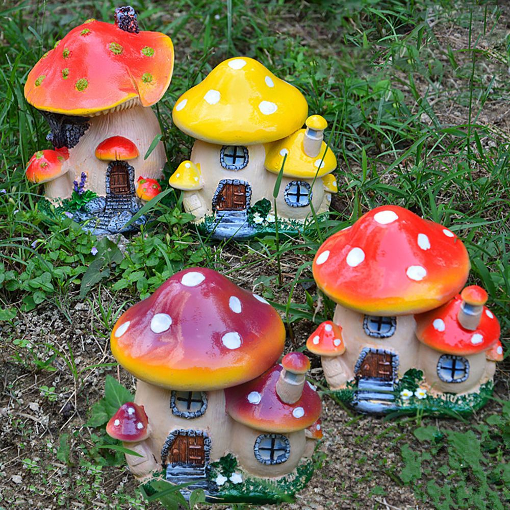 Miniaturowy domek grzybowy żyw – Home Decor Za recenzja i cena