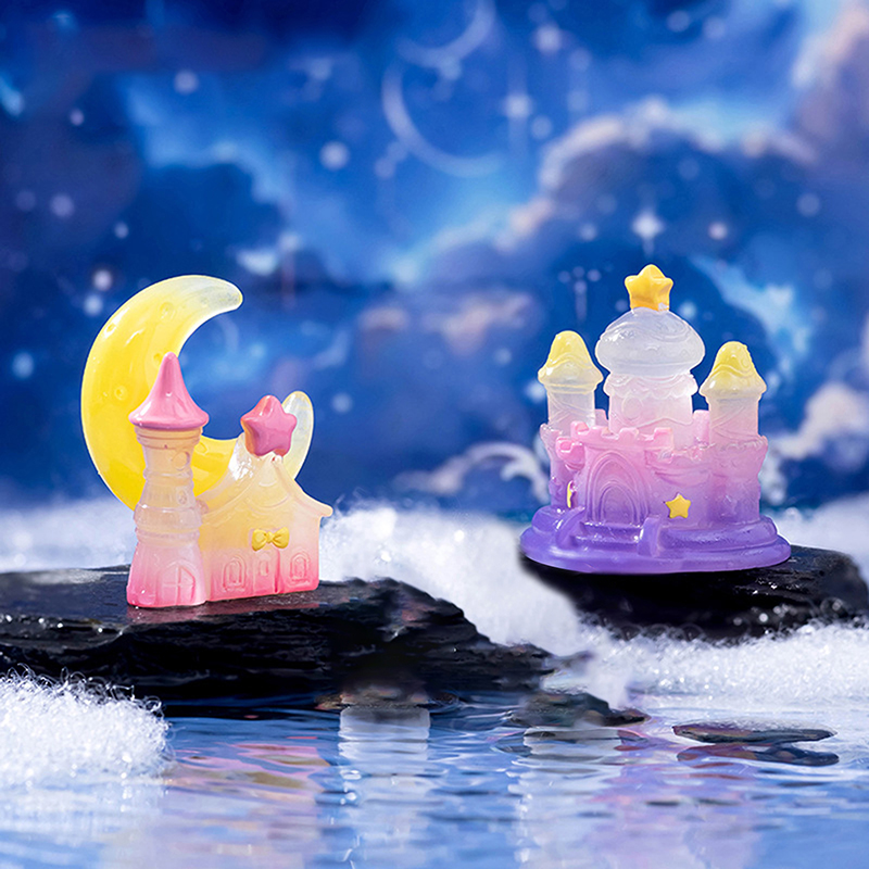 1 szt. Świecący mini zamek mik – Home Decor Za recenzja i cena