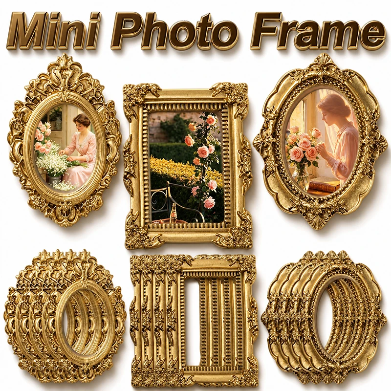 10/5 szt. Vintage żywiczne min – Bamboo Photo Frame recenzja i cena