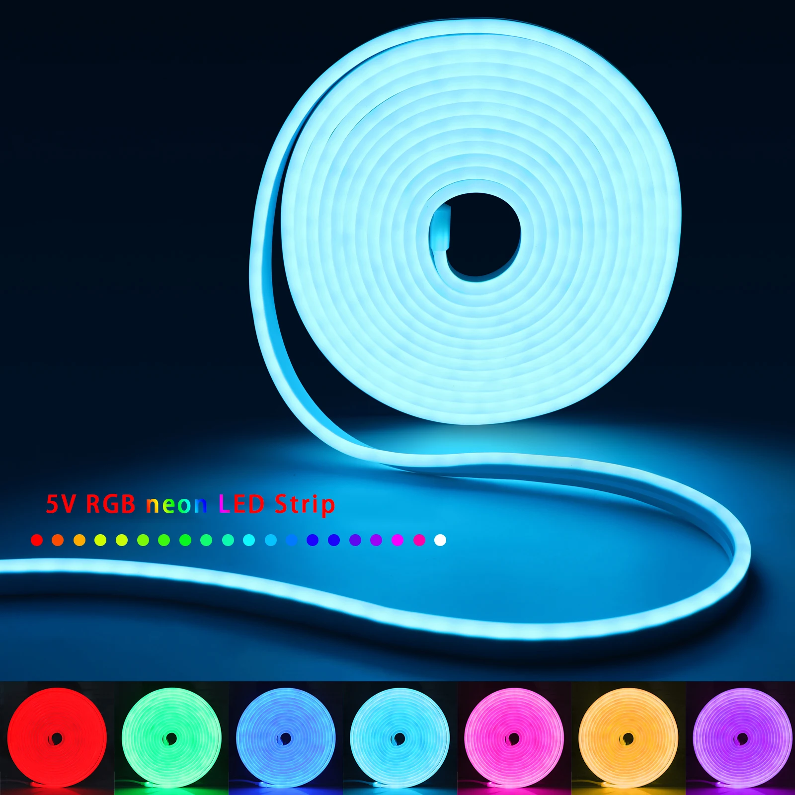 Taśma LED Neon RGB 1-5m, 5V US – Home Decor Free App recenzja i cena